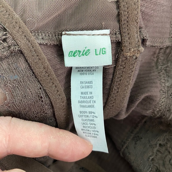 brown aerie bralette. Size l - Picture 2 of 3